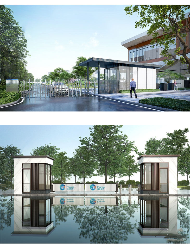 岗亭门卫室玻璃保安亭门禁CAD小区居住区入口大门草图大师su模型,淘宝优惠券,粉丝福利购,淘宝优惠卷