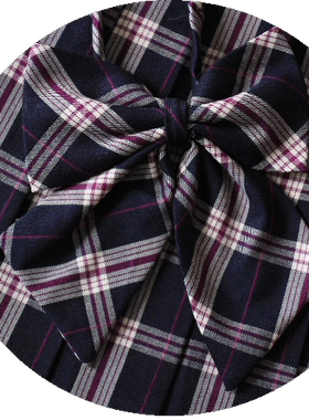 JK制服配件格子领结 学生衬衫水手服配饰格裙同款格子蝴蝶结 多色