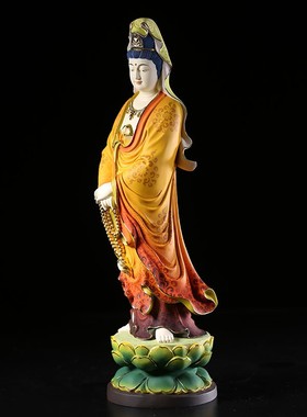 新中式观音菩萨佛像家庭供奉摆件