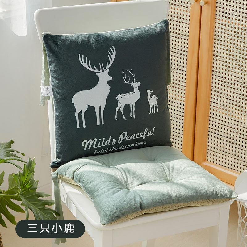 一体办公室久坐椅子凳子座椅垫靠垫 怡沁园椅垫