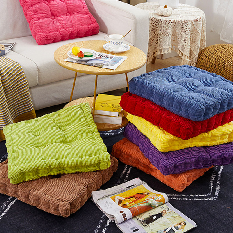 加厚学生办公室久坐椅子垫地上椅垫 怡沁园椅垫