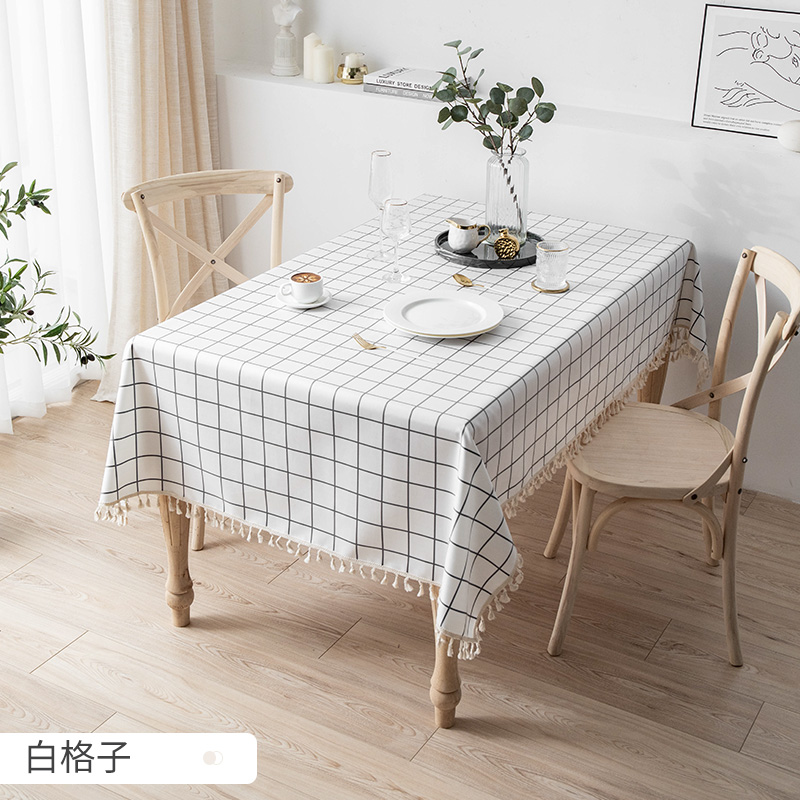 防水防油防烫免洗ins风高级感桌布 怡沁园桌布