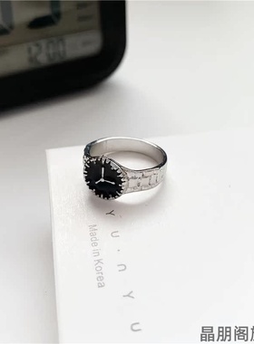 简约时尚朋克手表戒指百