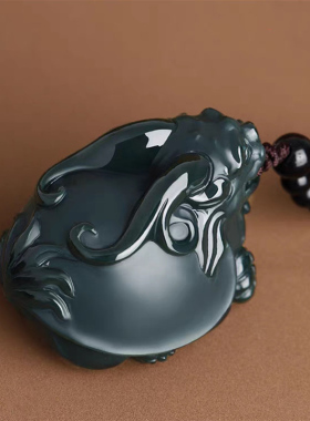 和田玉龙龟手把件男女士青玉龙龟