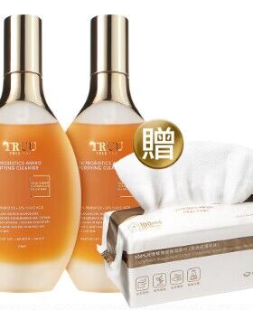 台湾代购TRUU76酵母氨基酸净肤洁颜露钟明轩王凯女大推荐套装直邮