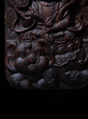 芽庄奇楠沉香Q版十二生肖普贤菩萨龙蛇守护神本命佛吊坠男女挂件