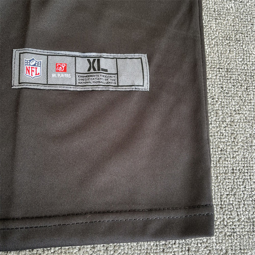 复古街头原宿hiphop数字BF嘻哈风格宽松刺绣球衣橄榄球短袖男女潮 - 图1