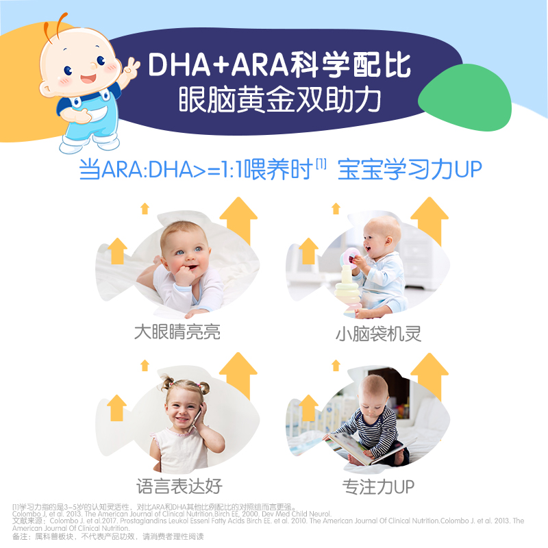 合生元DHA海藻油滴劑特含ARA凝膠非魚油兒童孕婦新生嬰兒寶寶專用_合生元官方旗艦店_奶粉_輔食_營養品_零食
