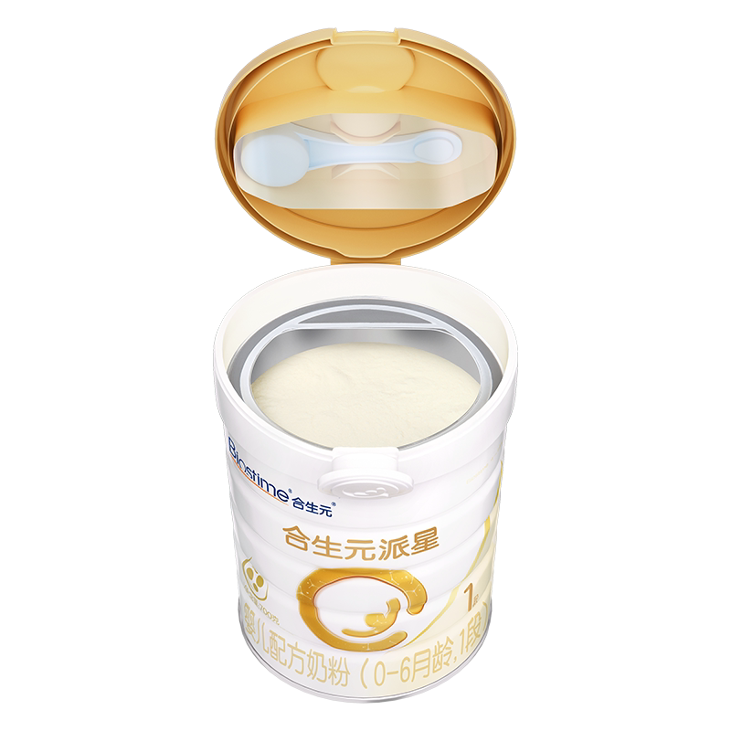 【线下同款】合生元派星新国标婴儿配方牛奶粉1段700g1/4/6罐装