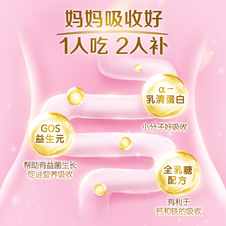 合生元孕妇金装妈妈粉孕妇奶粉2罐