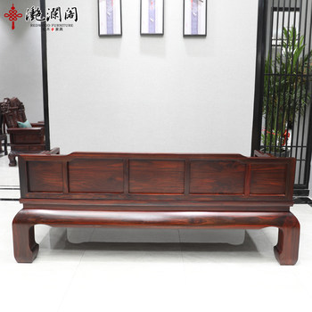 Mahogany Arhat bed Indonesian ສີດໍາ rosewood ທໍາມະດາ Arhat couch Broad-leaf rosewood Maitreya couch ຫ້ອງນອນແບບຈີນໃຫມ່