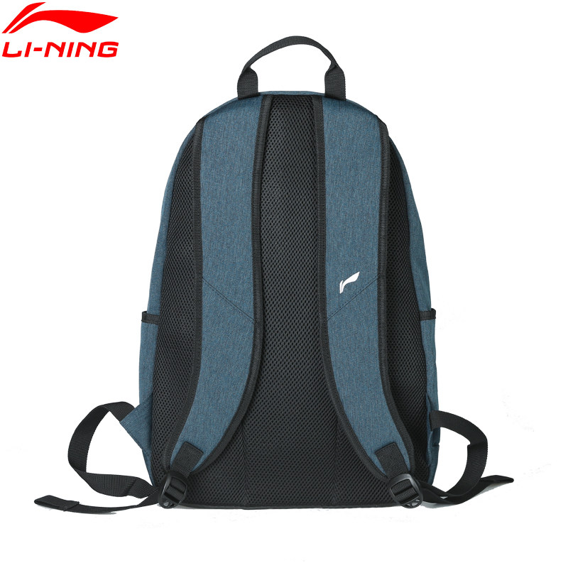 李宁运动双肩背包2023年帆布书包 万购运动双肩背包