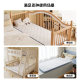 Mousse flagship store baby spliced ​​mattress children's upper and lower platform bed is hard natural coconut palm thin mattress