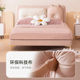 Mousse children's silicone soft-packed solid wood bed for boys and girls princess modern simple bedroom home