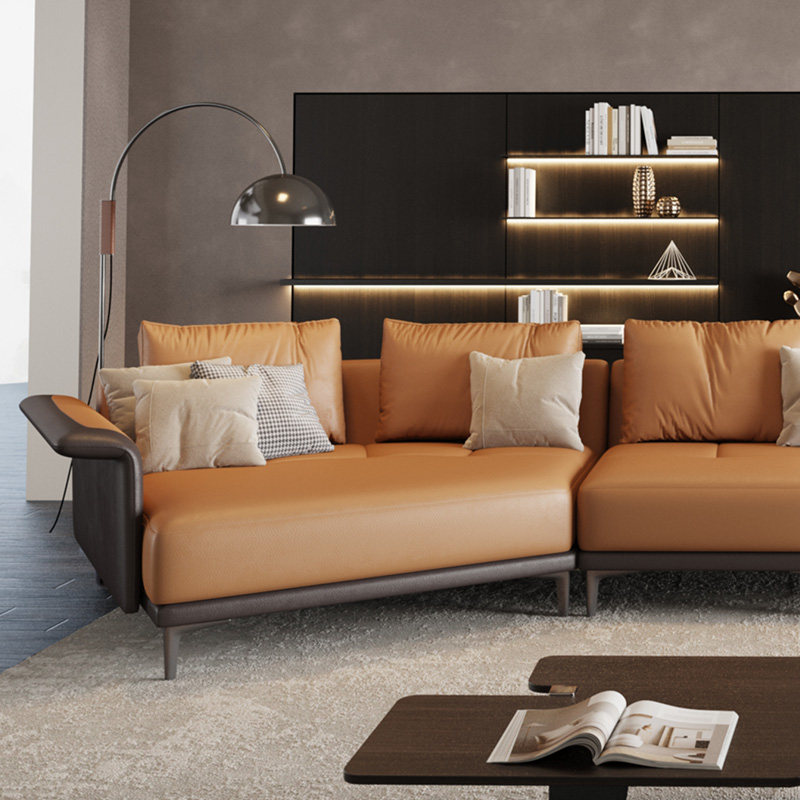  慕思皮艺沙发