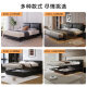 Mousse flagship store modern simple leather bed master bedroom