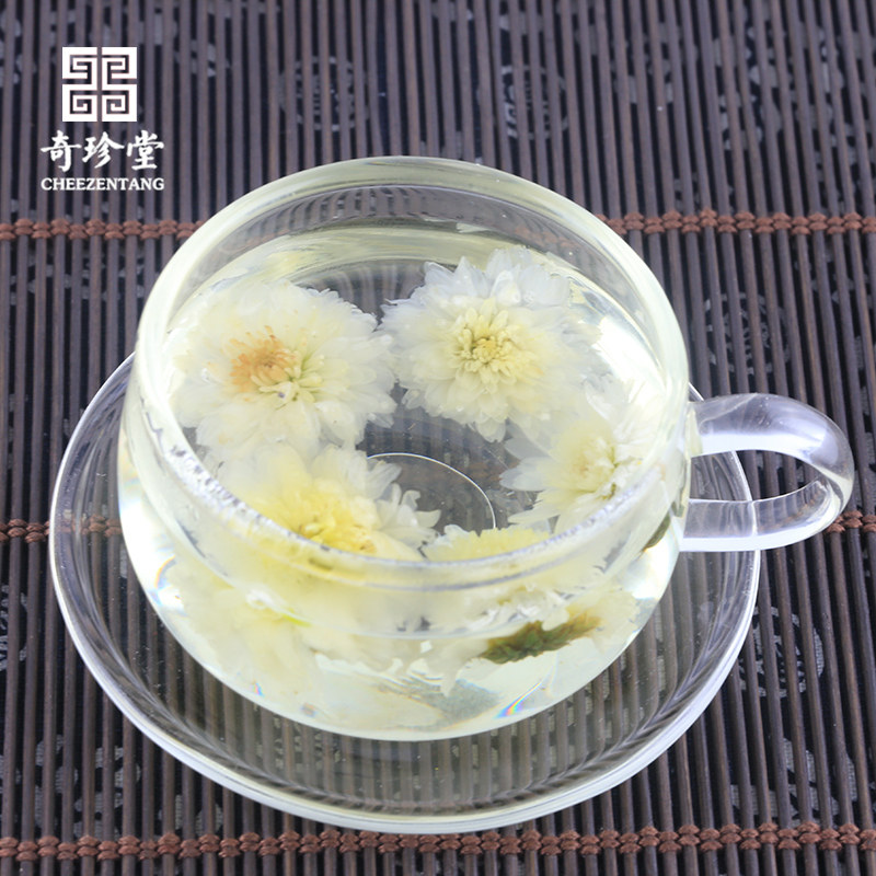 白菊杭散装黄山贡菊金银花贡菊茶 cheezentang奇珍堂代用/花草茶