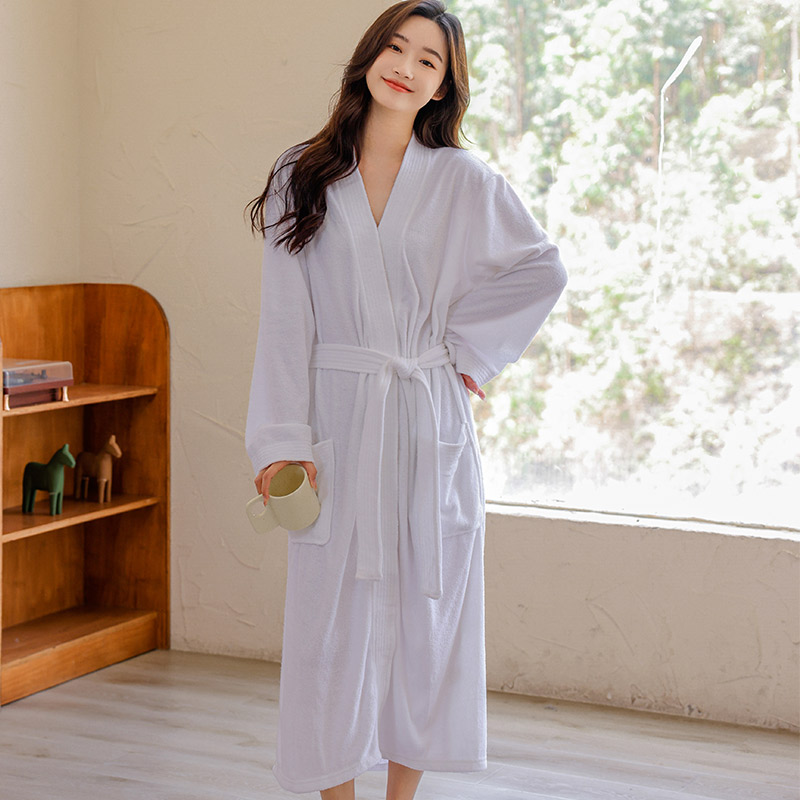 浴袍毛巾料吸水速干春夏季浴袍式浴衣酒店美容院女男长款浴巾睡袍,淘宝优惠券,粉丝福利购,淘宝优惠卷