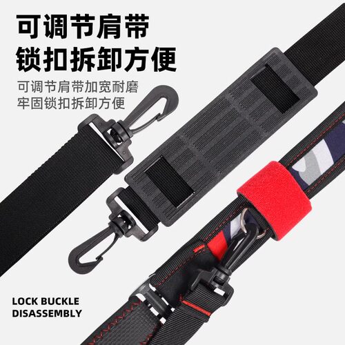 Tab路亚竿包束竿带保护套鱼竿杆包背带护竿套水滴轮纺车轮收纳袋 - 图2