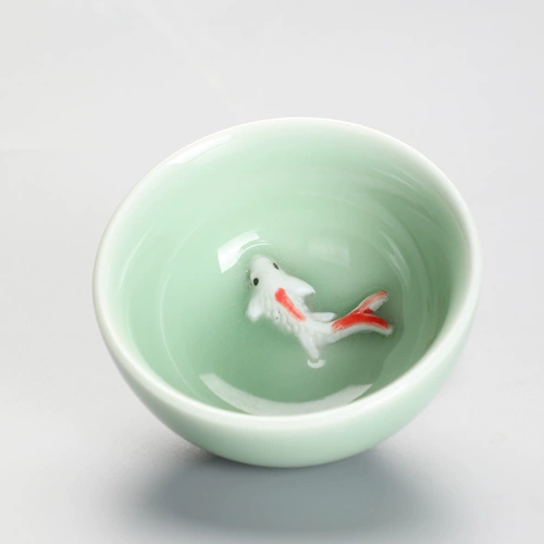Qingcang Cup Cup Ceramic Tea Cup One Retro Tea Cup Персональная чашка Master Cup One Cup Tea Cup