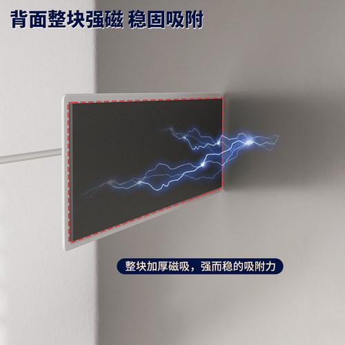 御仕家厨房纸挂架磁吸厨房纸巾架冰箱侧收纳置物架用纸保鲜膜抹布 - 图0