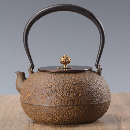 龟寿堂 三鹤铁壶 普洱煮茶壶日本南部生铁壶煮水烧水茶壶功夫茶具 - 图0