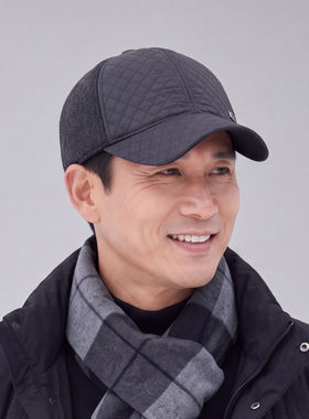 秋冬季加绒保暖男冬棒球帽鸭舌帽