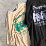 Ретро японская летняя футболка, в американском стиле