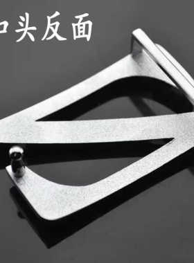 防过敏不锈钢4.0配件皮带扣头