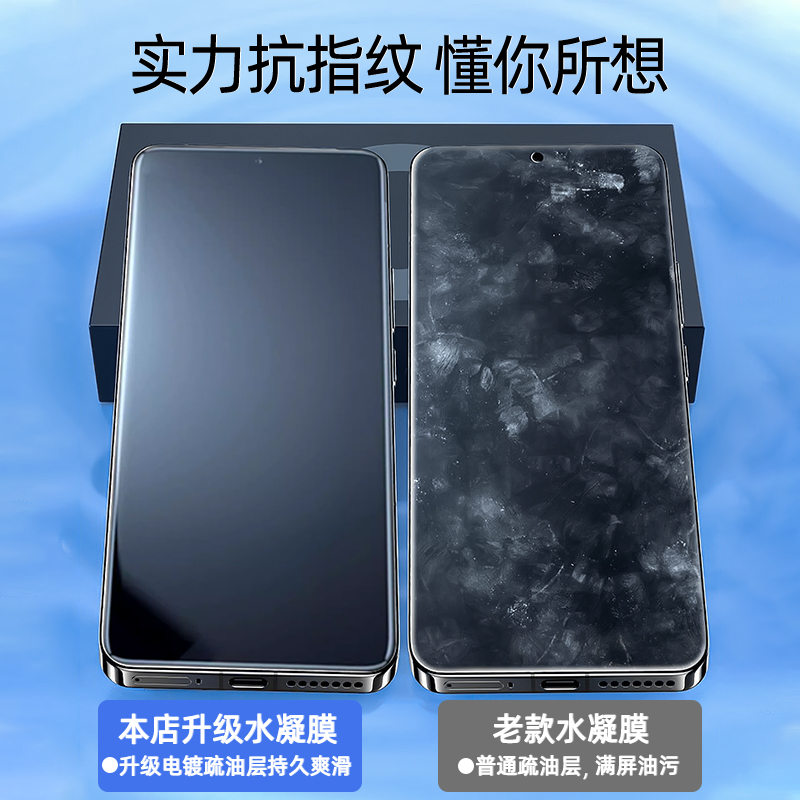 适用oppok12手机膜oppok11钢化水凝膜oppok10Pro新款oppok9全屏覆盖k11x全胶软膜k9s全包oppo防摔k7x保护贴膜 - 图0