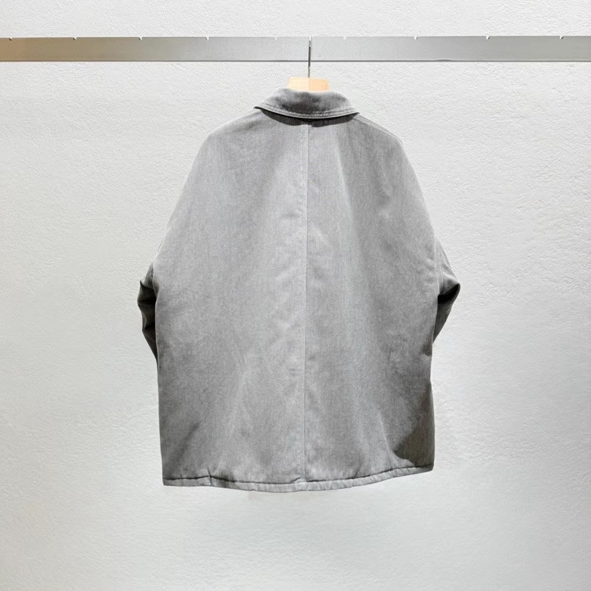 高品质！statement韩国2025秋季宽松显瘦夹棉牛仔外套女薄款棉衣 - 图3