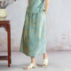Suye 100% Mulberry Silk Song Brocade Jacquard Silk Small Stand Collar Top + Skirt two-piece women's new Chinese suit