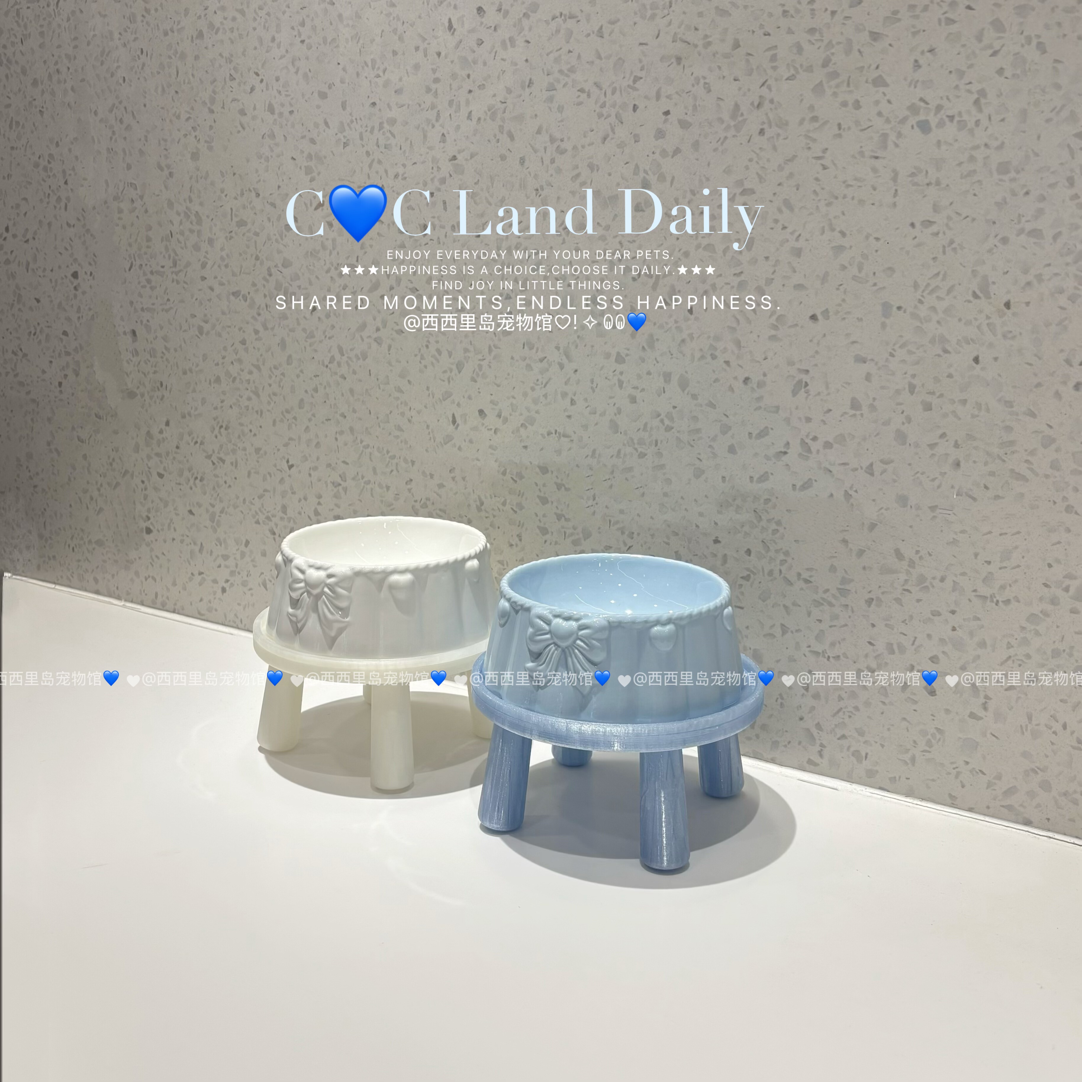 猫碗陶瓷大口径高脚幼猫猫食盆猫咪碗狗碗加高小猫饭碗猫碗增高架,淘宝优惠券,粉丝福利购,淘宝优惠卷