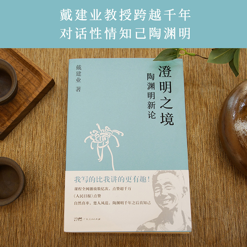 澄明之境:陶渊明新论 戴建业 讲陶渊明桃花源记 古代文学 古典 诗歌 果麦图书 - 图0