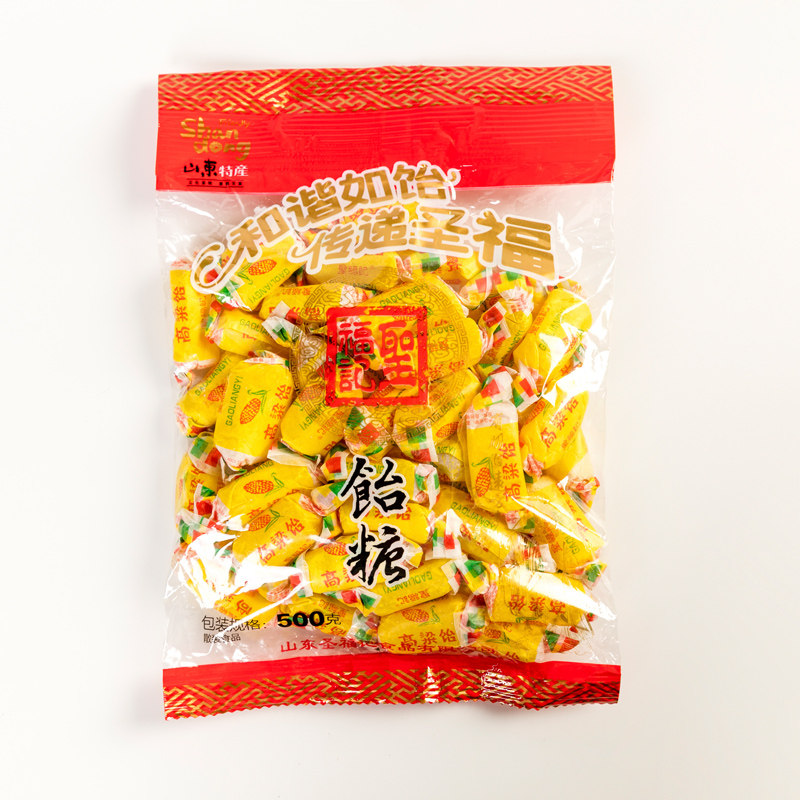 山东特产圣福记老式高粱饴饴糖软糖 谦益食品糖果
