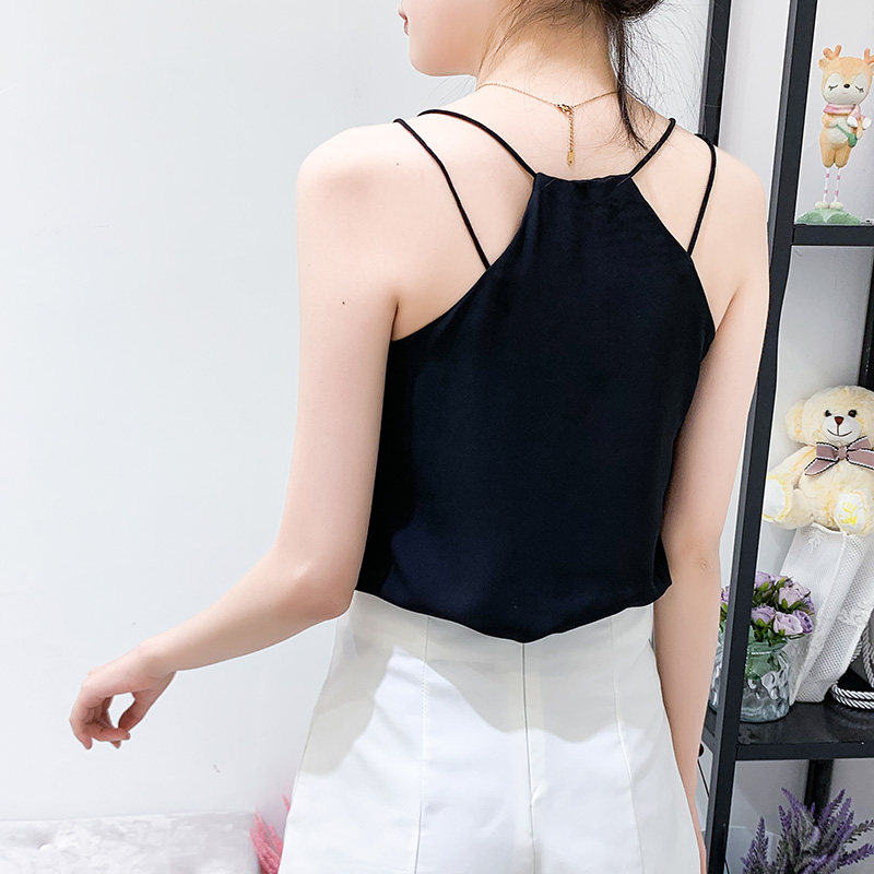 2020夏季新款纯色外穿吊带打底衫 韩伊格背心吊带