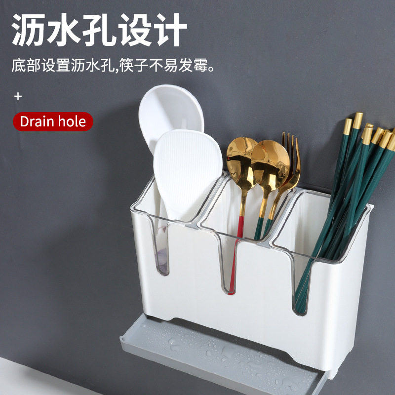 Wall-mounted Hebei chopstick cage Jujies PP plastic