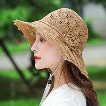 New foldable fisherman hat Summer lady sunscreen Han version sunscreen hat sunhat big eave beach basin hat