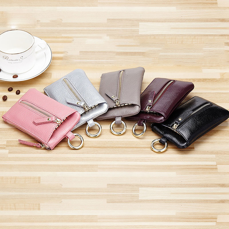 botlav卡包女士真皮锁匙零钱钥匙包 botlav钥匙包