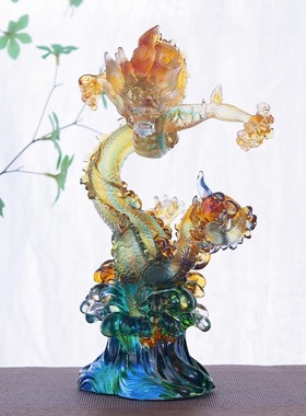 珍悦琉璃飞龙在天摆件