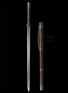 卧龙剑龙泉镇宅宝剑一体秦剑硬剑