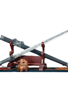 龙泉市刀剑高锰钢一体防身唐剑