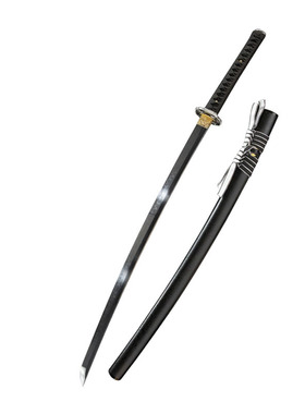 外贸覆土烧刃一体日本刀武士刃