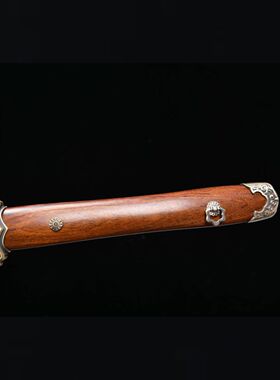 龙泉刀剑长款花纹钢简装唐横刀