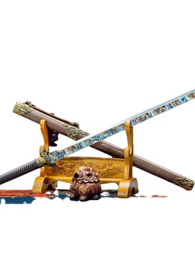 龙泉市刀剑手工锻打一体唐横刀