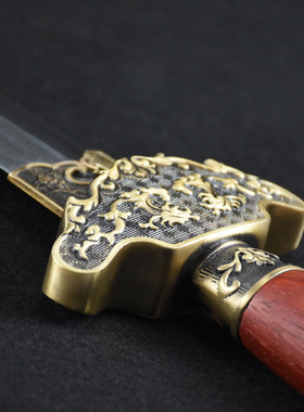 龙泉市刀剑收藏工艺品刻花宝剑