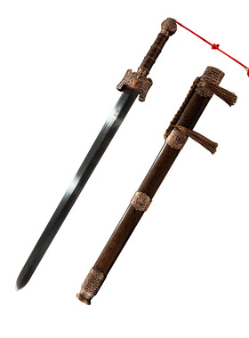 天王战剑龙泉市锰钢重剑长剑硬剑