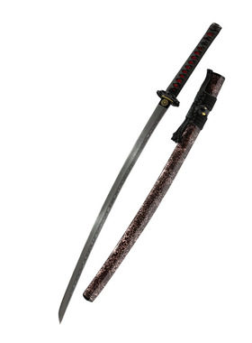 龙泉手工日本刀大马士革纹东洋