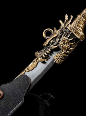 屠龙刀牛尾刀绣春刀锰钢手工锻打