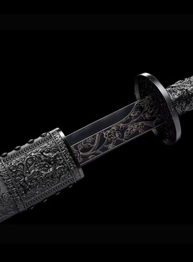 龙泉镇宅宝剑绣春刀康熙锰钢一体